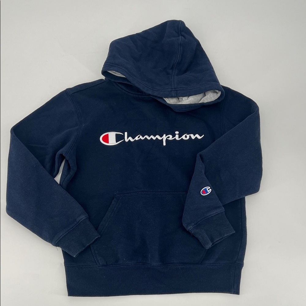 Champion Kids Dark Blue Hoodie
